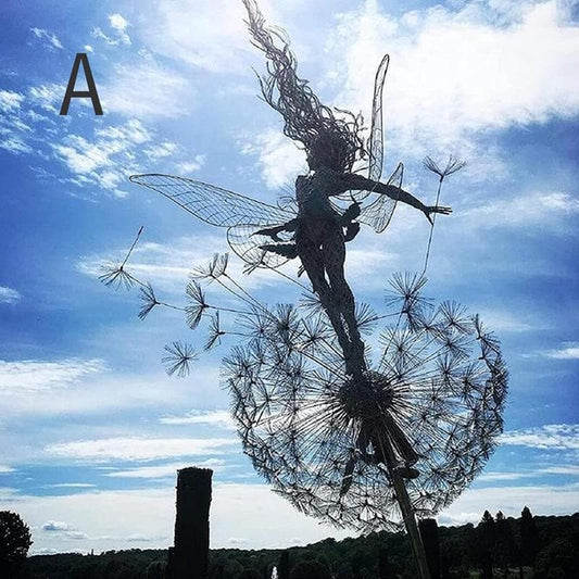 Sculpture de Pissenlit - Décoration de Jardin Parfaite pour un Pays des Merveilles 